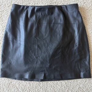 Express Sleek Black Mini Skirt
